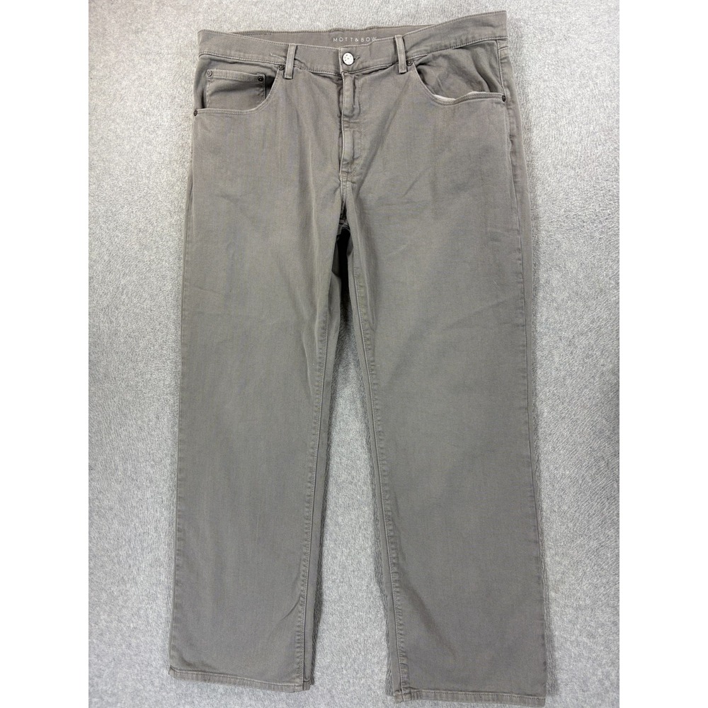 Mott & Bow 5 Pocket‎ Straight Fit Jeans (Men's 40x32) Gray
